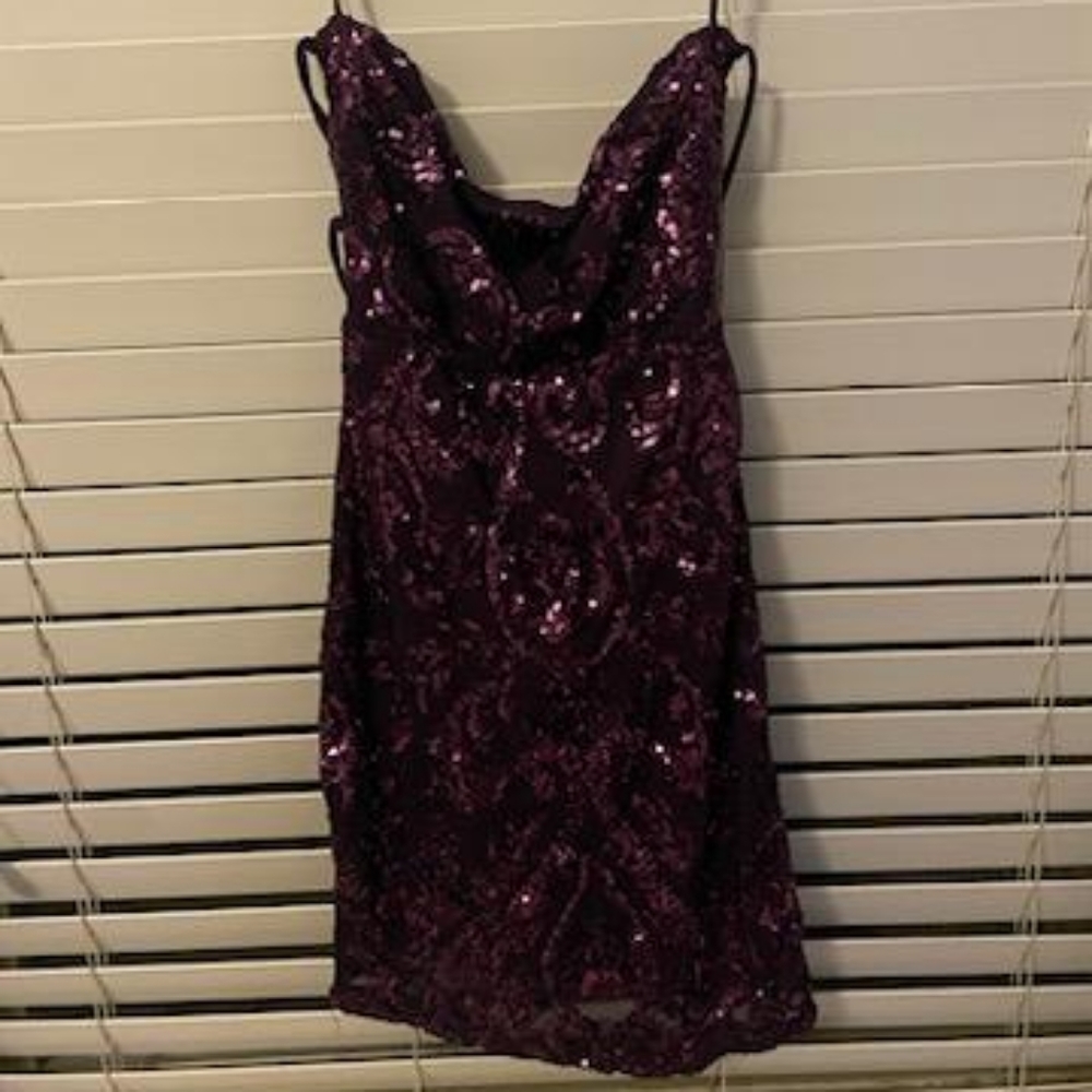 XS plum windsor dress